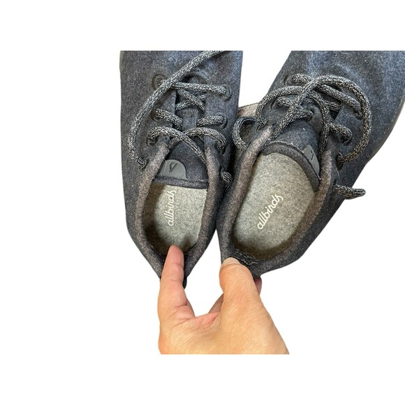 All Birds Wool‎ Runners Navy Lace Up Running Sneakers Womens Size 7 - Picture 11 of 12